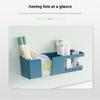 1Pc Wall-Mounted Non-Punching Remote Control Storage Box Rack Tv Mobile Phone Rack