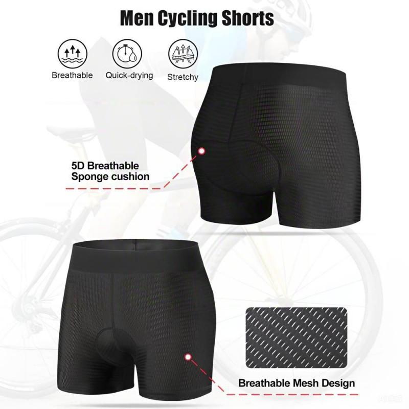 Men Women Cycling Shorts With Gel Pad Breathable Quick Dry Bike Road Mountain Biking