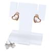 susui 210 engraved heart earring and Pt900 engraved stone earring, total of 2 pieces earring Pink Gold/PlatinumUsed