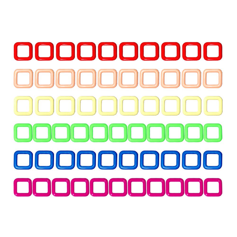 Colorful Cat Ear Enamel Metal Stitch Markers & Small Safety Pins for Yarn Knitting & Crochet