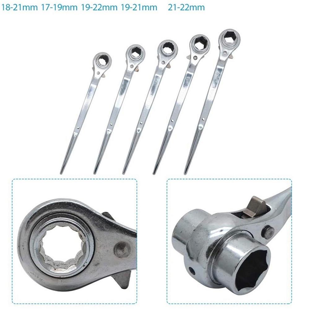 17-22mm Ratchet Wrench  Head  End Socket Wrench Podger Spanner