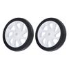 2PCS Air Compressor Wheel ABS and Rubber Universal Air Compressor Wheel Replacement