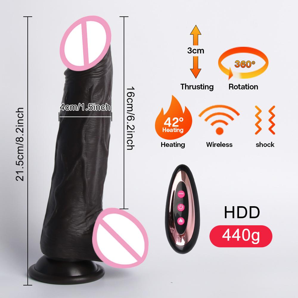 Super Big Dick 14.5 Inch Long Dildos For Women Automatic Telescopic Machine Sex Toys Large Realistic Penis Huge Dildo Vibrator
