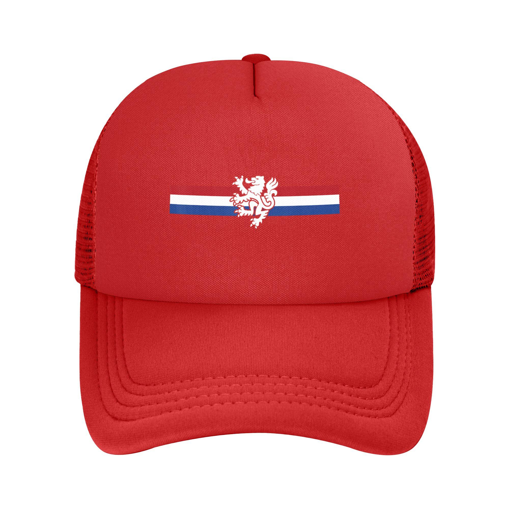 Holland Emblem Lion Nederland Flag Netherlands Casquette  Unisexs Womens Outdoor Hats  Adjustable Snapback Cap New Baseball Caps One Size
