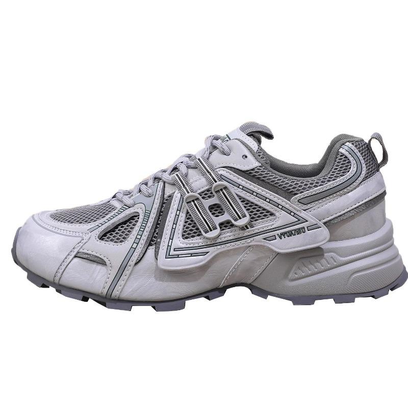Silver Gray Platform Dad Shoes Women's Thin New Summer Versatile Mesh Breathable Sports and Leisure Shoes