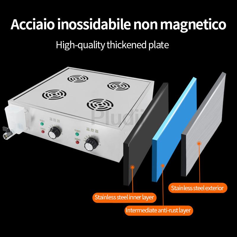 Electric Steam Bun Steamer Steamed Fish Steamed Meat Steamed Dim Sum Desktop Steamed Machine Water Shortage Automatic Warming