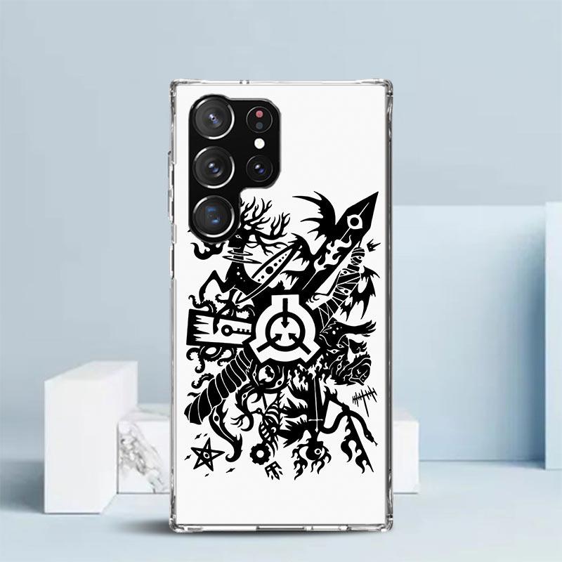SCP Special Containment 173 Soft Cover for Samsung Galaxy S25 Edge S26 S24 S23 Ultra Phone Case S22 S21 Plus S20 FE Print Patter