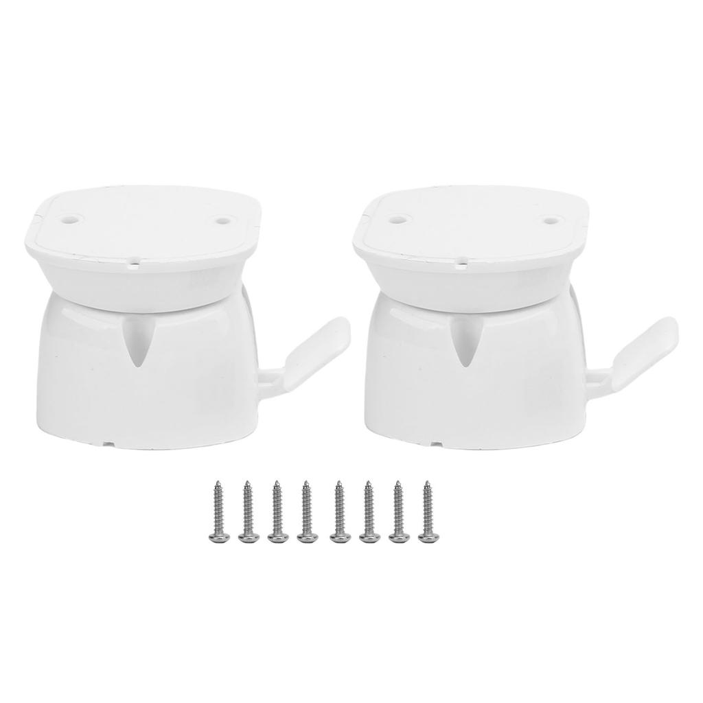 RV Door Catch Prevents Door Shake White Sturdy Stopper for Motorhome Travel Trailers 5th Wheel Trailers