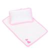 Lovely 11inch Silicone Simulation Newborn Baby Doll with Soft Basket Quilt