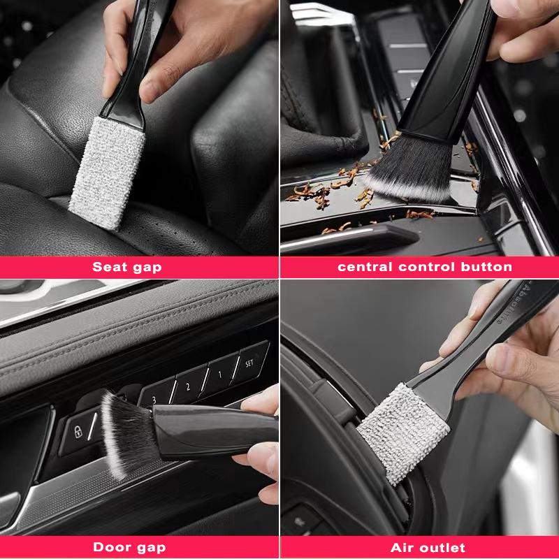 2 In 1 Car Dust Tool Cleaning Brush Interior Accessories For Volvo XC90 V90 V60 XC60 V40 S80 S60 S90 C40 XC40 V70 XC70 C30 C70 E