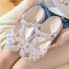 Summer new printed hole shoes women's sandals women's jelly shoes women's slippers slip-resistant women's bag head cool slippers