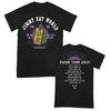 NUOVA T-Shirt Nera in Cotone S-5XL BT566 Unisex della Band Jimmy Eat World Tour EU UK