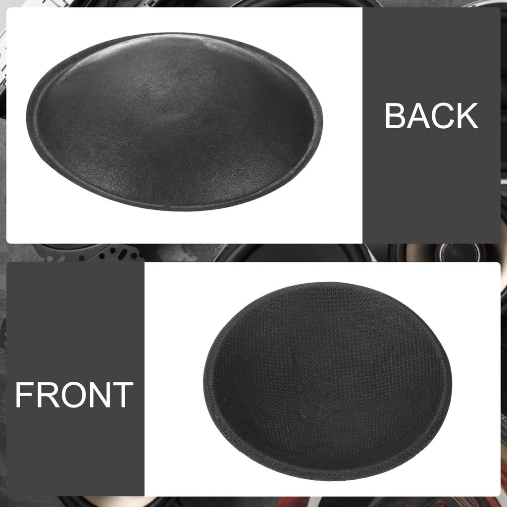 uxcell Speaker Dust Cap 54mm/2.1" Outer Diameter Dome Paper Cap Subwoofer Coil Cover Cap Speaker Decoration Accessories Repair