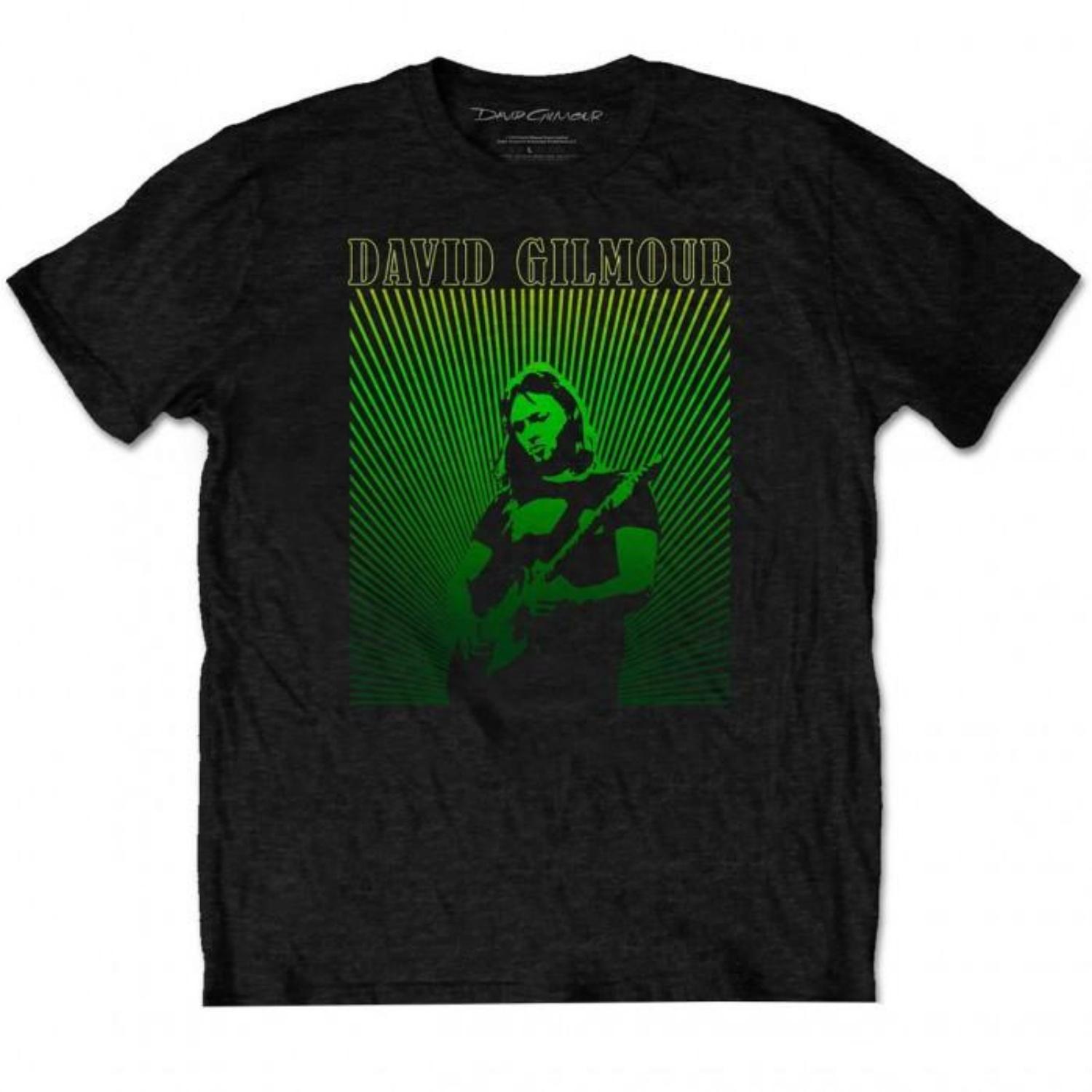 David Gilmour Unisex Adult Rays Gradient Cotton T-Shirt S чёрный