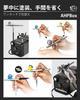 Anesty AHPBox 2in1 Airbrush Compressor Quick Color Change Compressor for Airbrush Can Connect 2 Airbrushes Nozzle Diameter Painting Tool 0.2/0.3/0.5mm