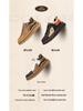 Men's Waterproof Leather Slip-on Casual Sneakers, Autumn Fashion, Versatile Thick-soled Sport Shoes