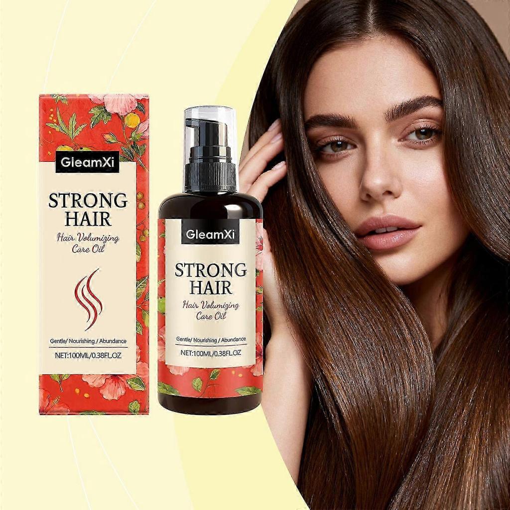 Volumizing Hair Serum for Men & Women - Hair Volumizing Care Oil for Enhanced Volume Shine & Hydration - Vegan & Cruelty Free 100ml