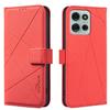 For Motorola Moto G75 5G Case BINFEN COLOR BF35 Geometry Imprinted Leather Phone Cover RFID Blocking Wallet Stand