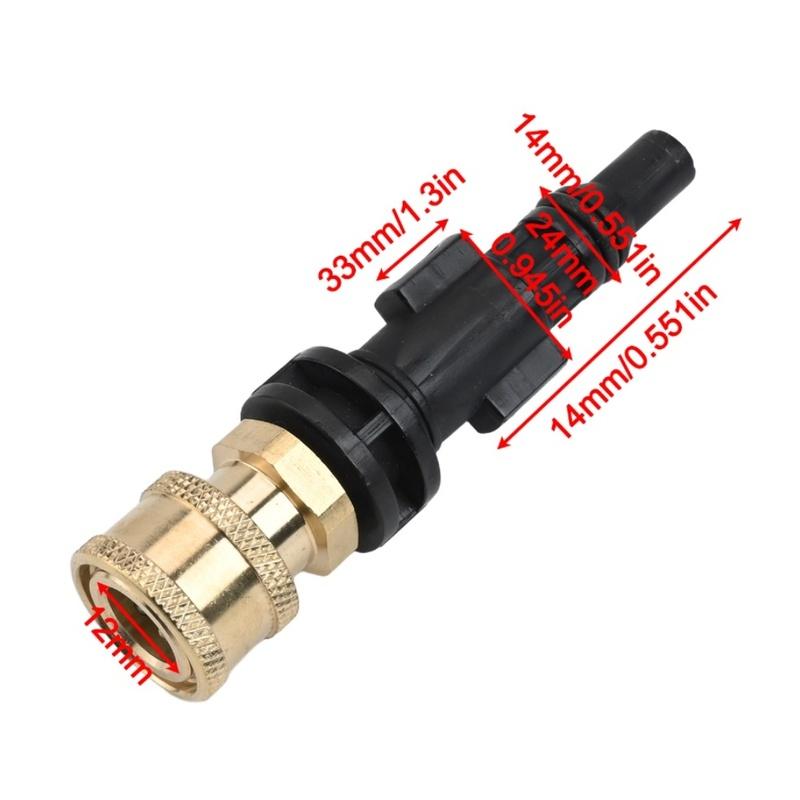 Car Pressure Washer Nozzle High Pressure Foam Tank Quick 1/4 Connect AdapterNozzle For LAVOR For Sterw QuickwwwConnector