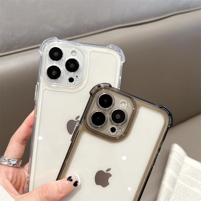 Applicable to the new 14 mobile phone case, anti-drop four-corner acrylic Apple 14PROMAX anti-drop 13PROMAX space case