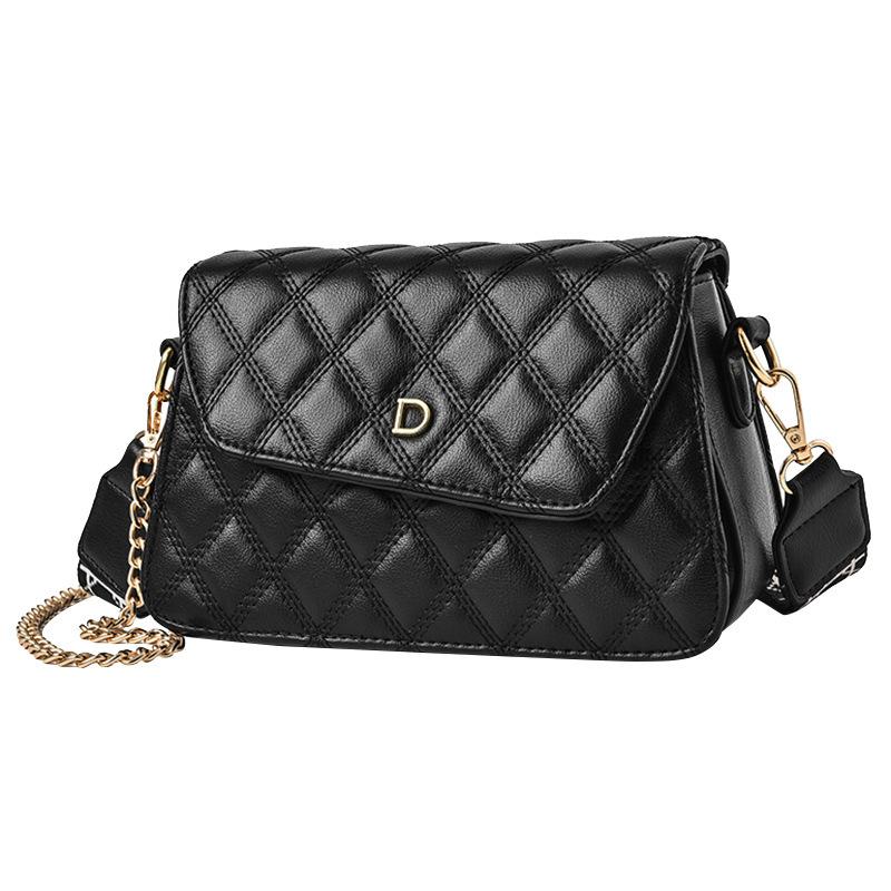 Bag 2025 New Trendy Portable Women's Crossbody Bag Rhombus Women's Bag Fashion Caviar Shoulder