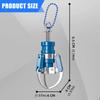 Portable Simulated Claw Doll Machine Grab-clip Keychain Keyring For Car Interior Decoration Key Fun Press Lock Gadgets