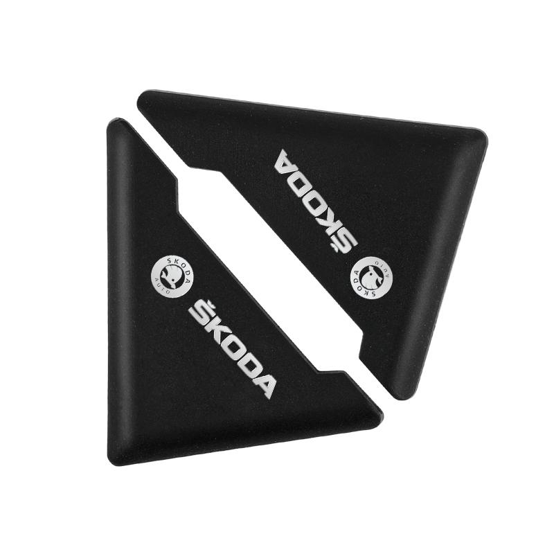 Vehicle Special Silicone Door Corner Bumper 2PCS For Skoda Octavia A5 A7Cover Anti-Scratch Anti-Collision Protective Corner Cap