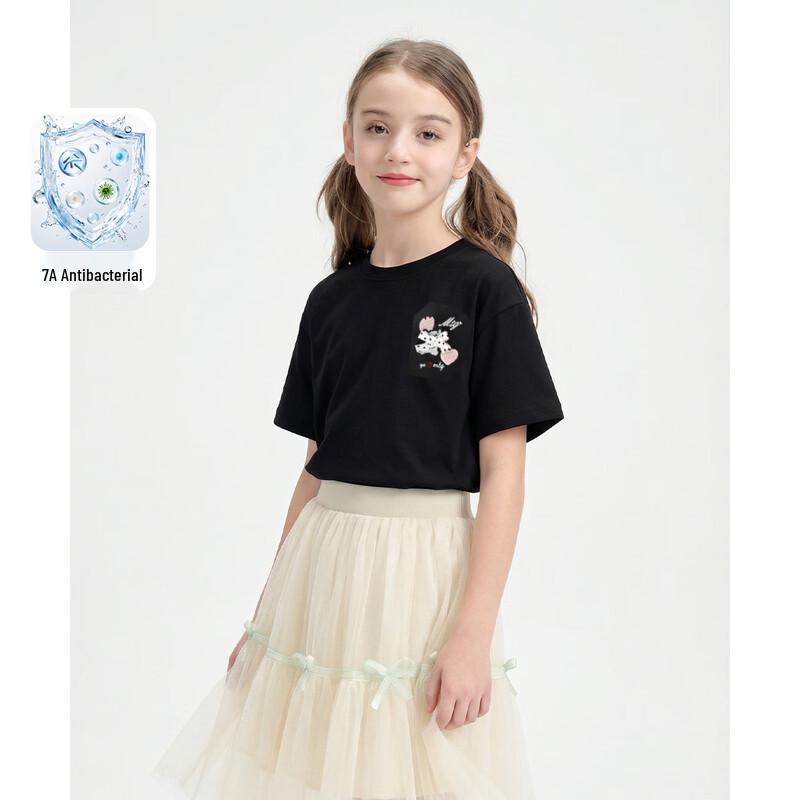 

Montagut Girls Cartoon Print Cotton T-Shirt 130