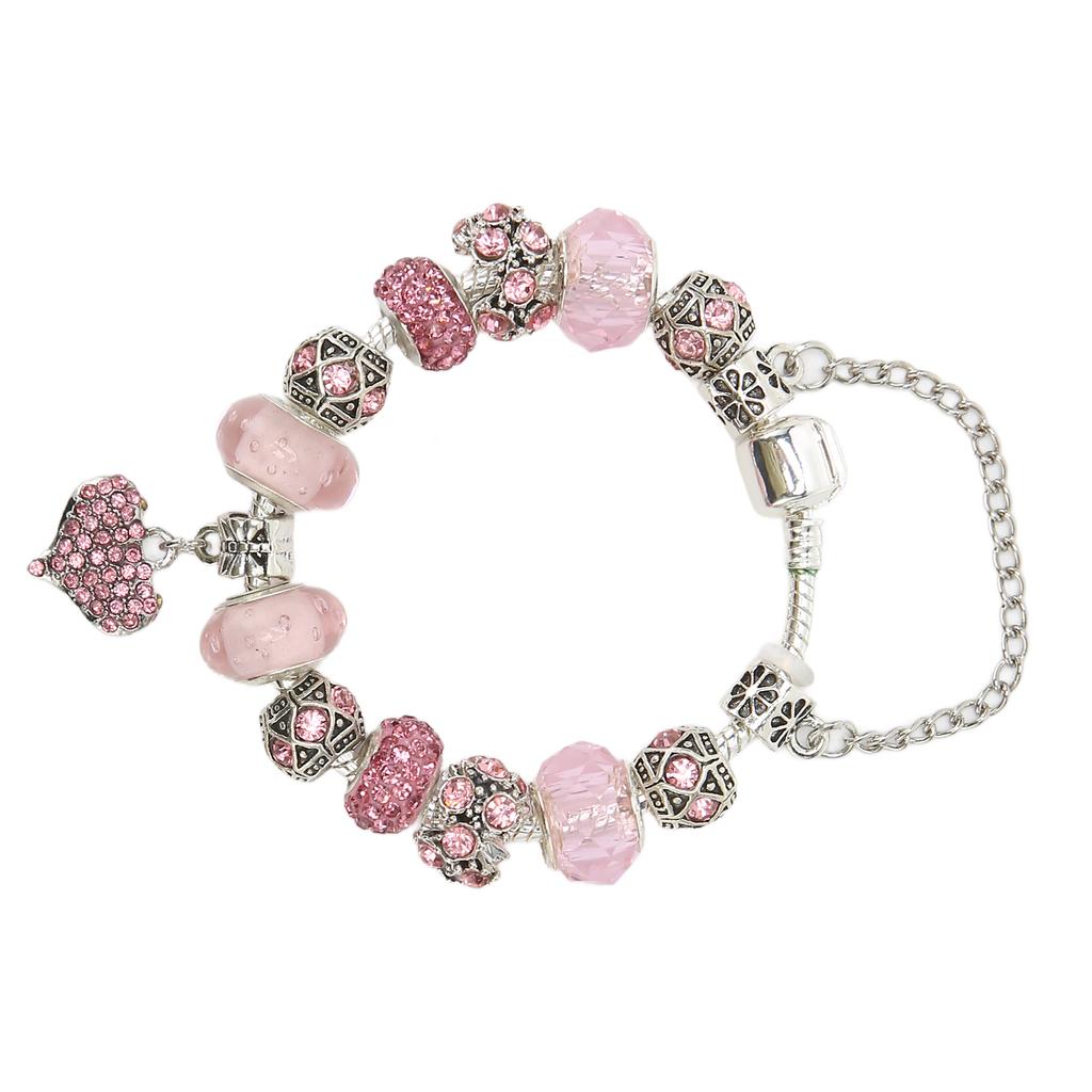 Women Beads Bracelet Girls Ladies DIY Valentine Day Gift Female Accessories 17cm