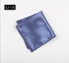 Solid Color Glossy Pocket Towel Handkerchief Suit Black Red High-Density Small Square Towel Chest Towel