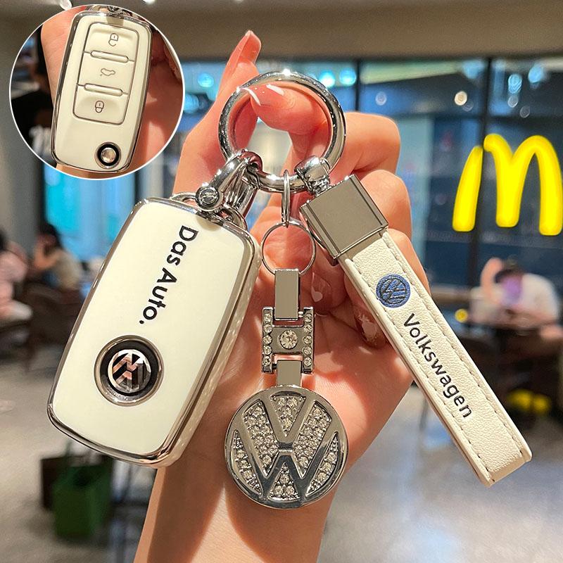 T26TPU Car Smart Key Case Cover Shell For Volkswagen VW POLO Tiguan Passat B5 B6 B7 Golf EOS Scirocco Jetta MK6 Octavia Accessories