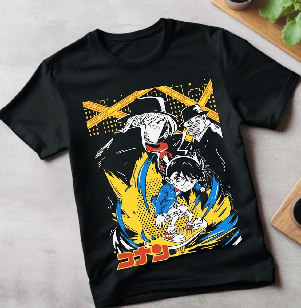 

Detective Conan T-shirt Detective Conan,Detective,Anime Tee,Case Closed All Size S