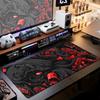 Großes Schwarzes Mauspads Oktopus Monster Schreibtischunterlagen Gamer Erweitertes Mauspads Tastaturmatte XXL Pads Büro PC Firma Mauspads 90x40CM