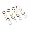 Single Loop Open Jump Rings for DIY Bracelets, Necklaces, and Earrings - Jewelry Making Accessories, Metal C and O Rings.