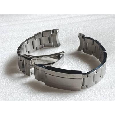 Used [New] Stainless Steel Watch Strap Compatible with Rolex Glidelock Clasp Silver Compatible Product