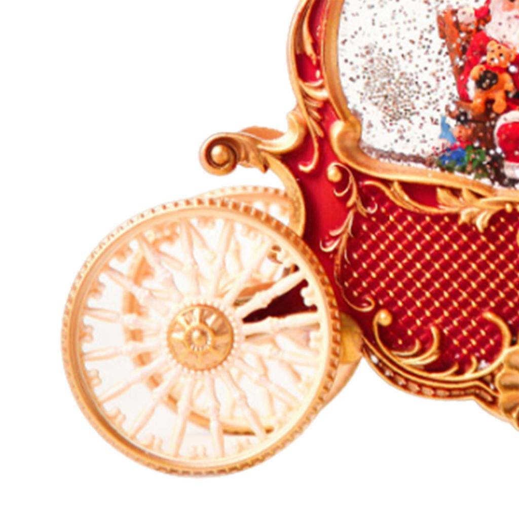 Christmas Carriage Snow Globe, Christmas Snow Globe, Table Decoration, Musical