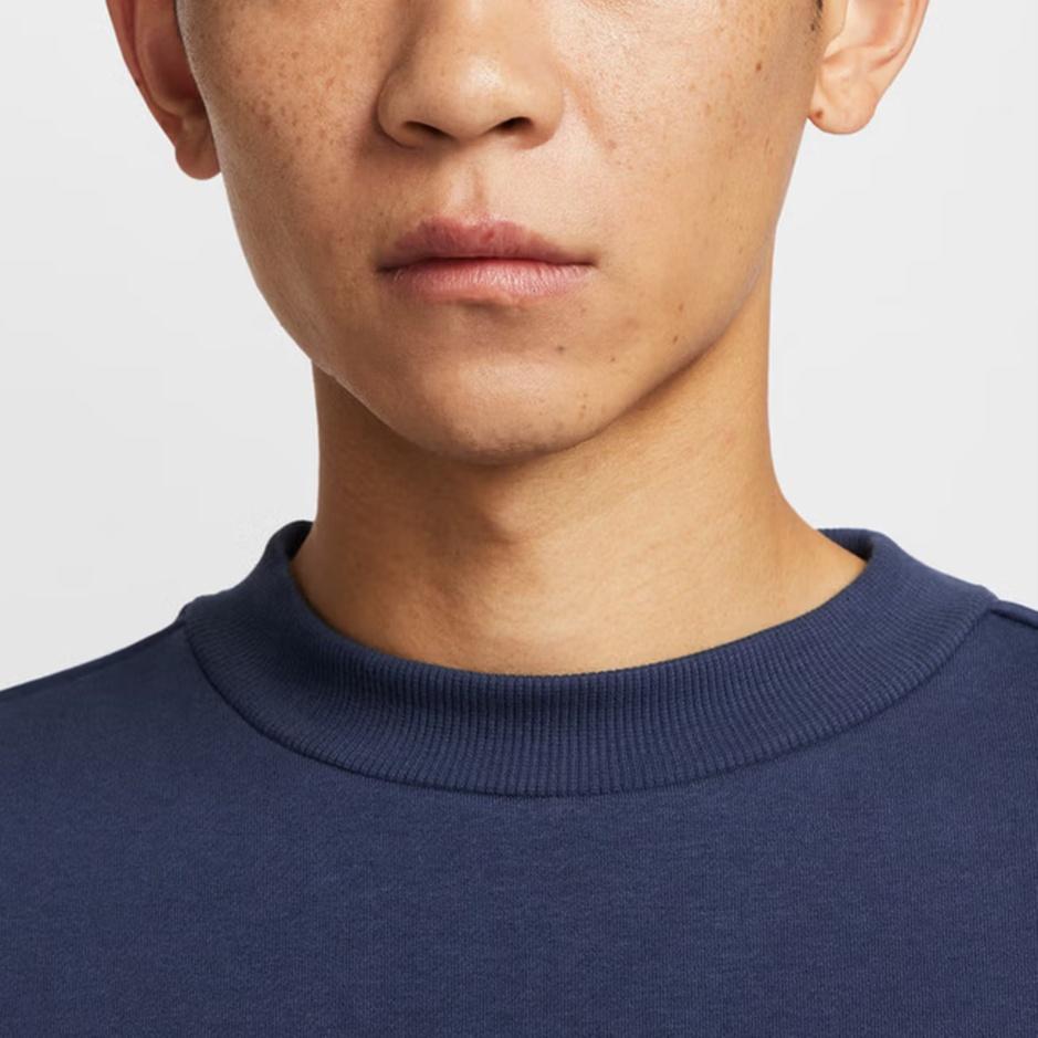 Nike Standard Issue Therma-FIT Brushed Crew 'Midnight Navy' Men's IR0107-410