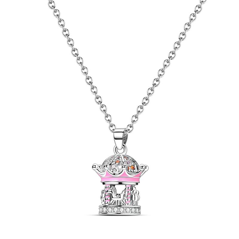 Sparkling New copper Shining Stars Infinity Knot Collier Embracing Halo Necklaces Elegant Birthday Gifts Ideal For Ladies