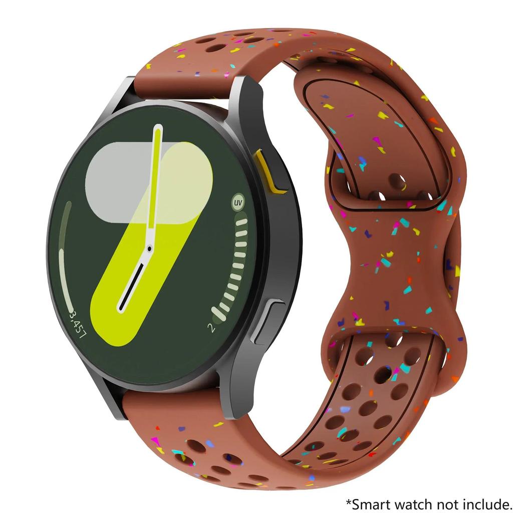 18mm 20mm 22mm Silikonrem för Samsung Galaxy Watch 7 6 5 4 5Pro 6Classic Armband för Huawei Watch GT5 4Pro 3 46mm 18mm Band