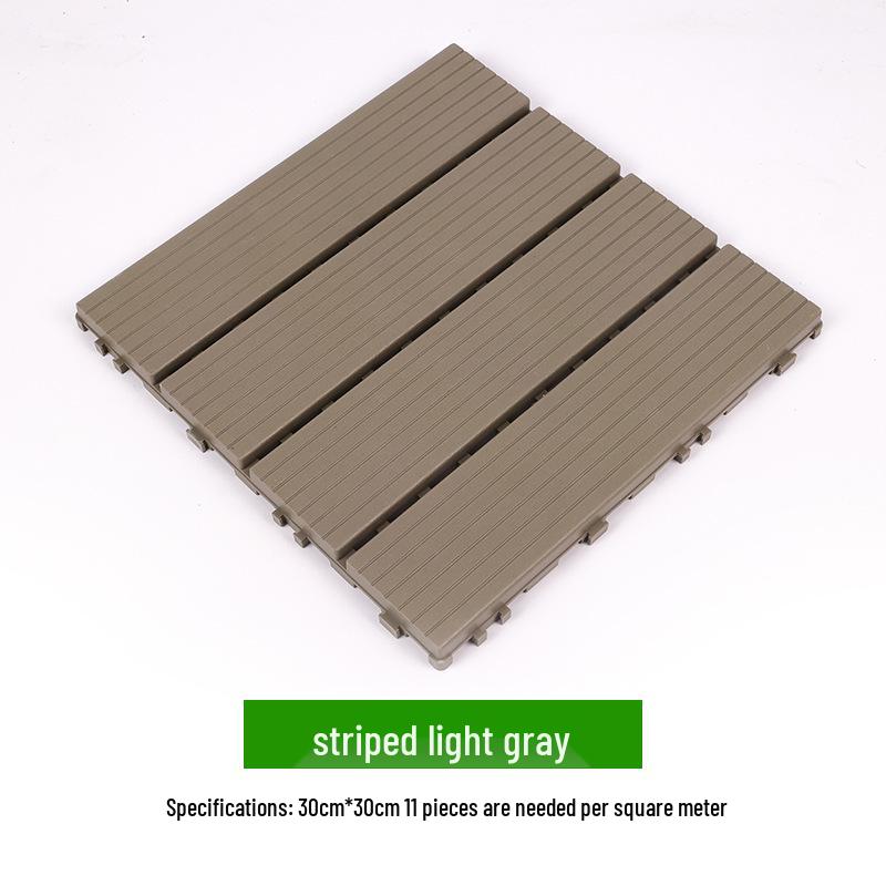 

Легко собираемое антикоррозийное дерево-пластиковое напольное покрытие для балкона, террасы и двора