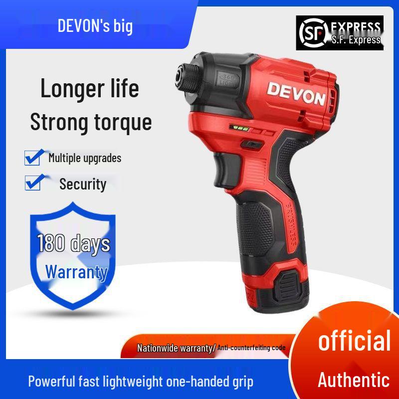Powerful Wireless Brushless Impact Driver Hand Drill