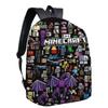 16 Inch Minecraft Game 3D Print Children Backpacks Girl Boys Backpack Children's School Bags Cartoon Kindergarten Rucksack