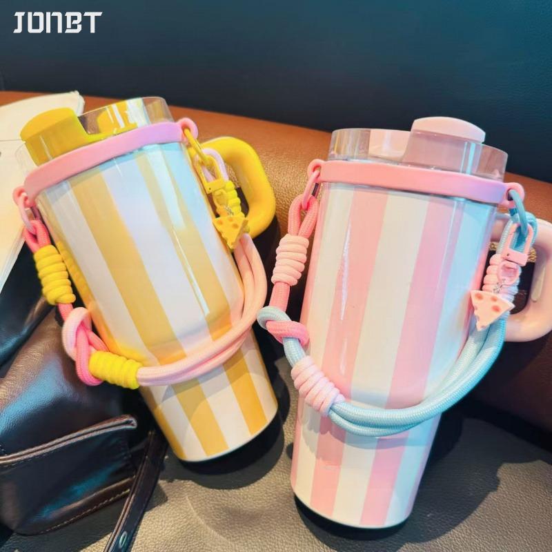 Tumbler Handle Strap For Stanley Cup 30/40oz Thermal Water Bottle Silicone Cup Holder Accessories Suitable for 6-10cm Cup Mouth