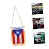 LALADEFIEE Rear View Mirror Hanging Flag Car Ornament Rear View Mirror Rear View Mirror