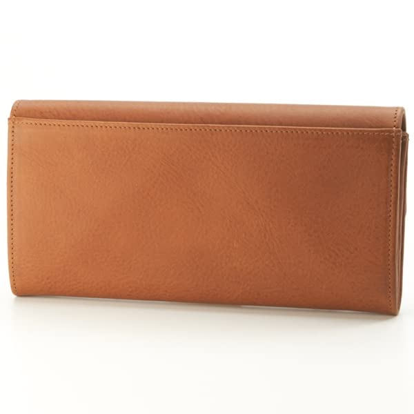 Genten Tosca Navy Flap Long Wallet