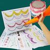 23pcs Icing Piping Nozzles Practice Drawings Board Cake Pastry Beginner Practice Paper Fondant Decorating Accessories