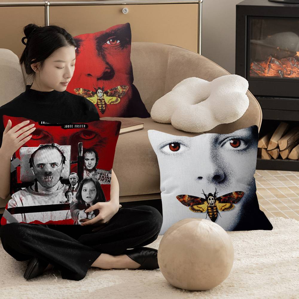 Classic Movie The Silence Of The Lambs Personalized Pillow Cover Kids Bedroom Wild Party Decor Pillowcase Birthday Shower Gift