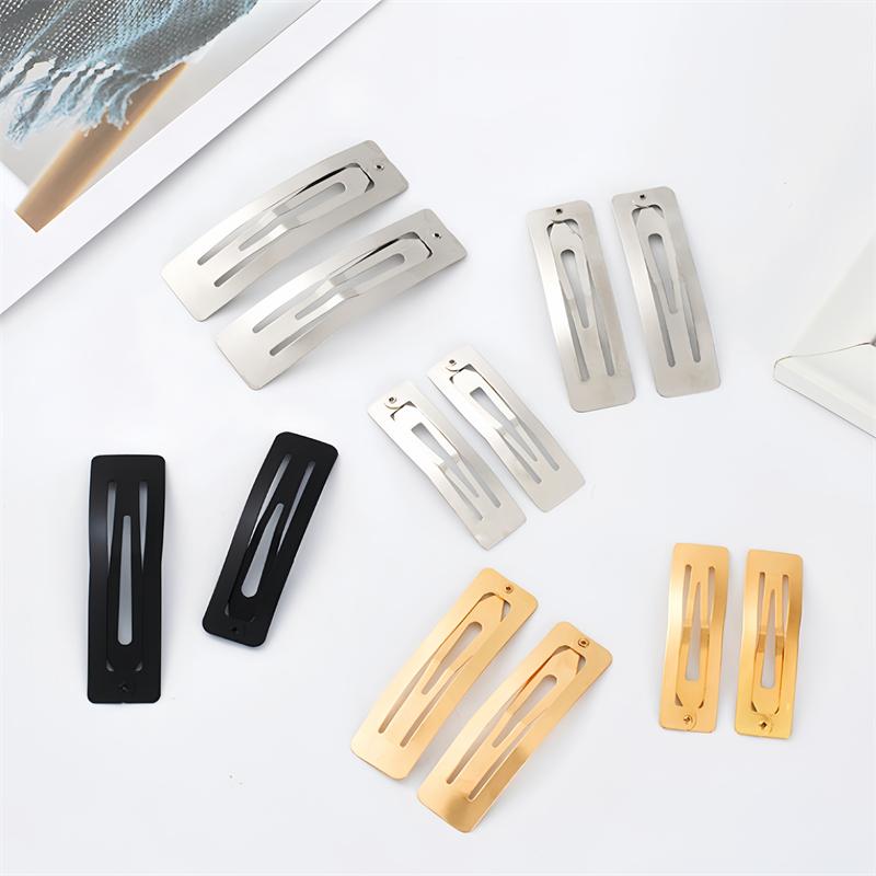 10 Stück Metall Haarspangen Snap Alligator Haarspangen Basis für DIY Schmuckherstellung Koreanische Perle Schleife Haarklammer Fassung Haarschmuck