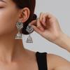 Retro Ethnic Style Versatile Earrings Femininity Bohemian Vacation Fringed Earrings European and American Exaggerated Earrings