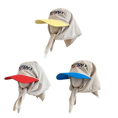 Casquette de Baseball à Large Bord Chapeau de Soleil Chapeau d'Extérieur Foulard à Bord Courbé pour l'Exercice Casquette de Baseball Couvre-chef